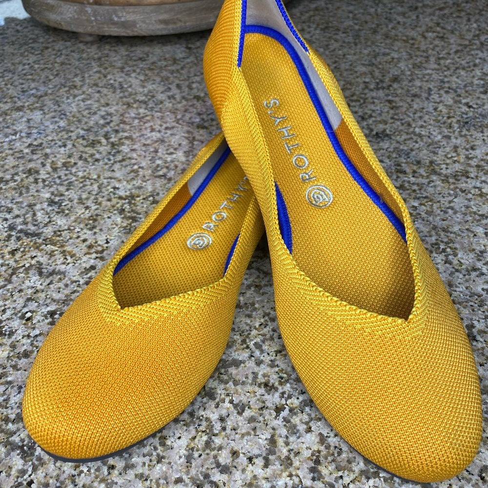 Rothy’s Lemondrop Flats sz 11